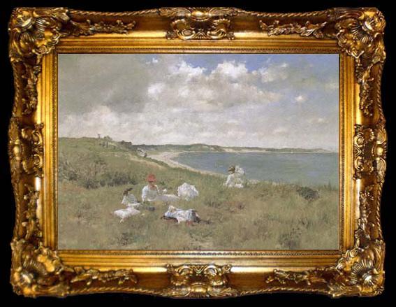 framed  William Merrit Chase Leisure (mk09), ta009-2